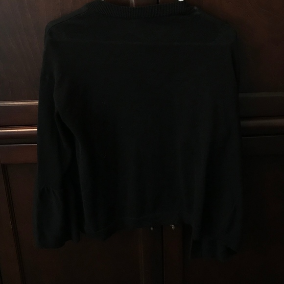 LOFT Open Front Bell Sleeve Cardigan - Picture 3 of 3